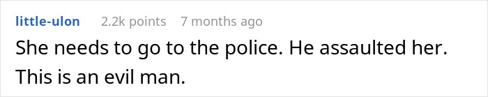 Online comment discussing a drunk wife flashing husband's friends and facing verbal attacks and physical violence. - 30