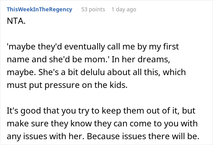 Screenshot of an online comment discussing a woman celebrating the failure of her ex-husband’s new wife with zero regret. - 42