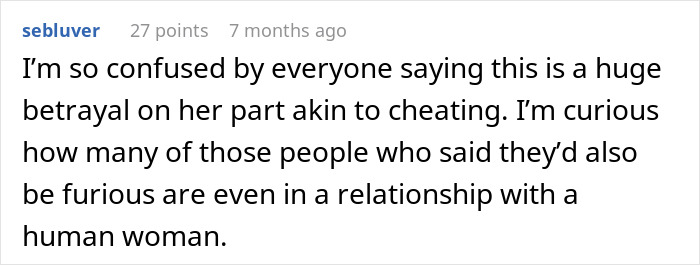 Comment on a post discussing a drunk wife flashing husband’s friends and facing verbal and physical violence. - 48