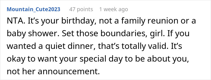 Woman Worried Her “Loud” SIL Will Ruin Her Birthday Dinner, Gets A Surprising Twist