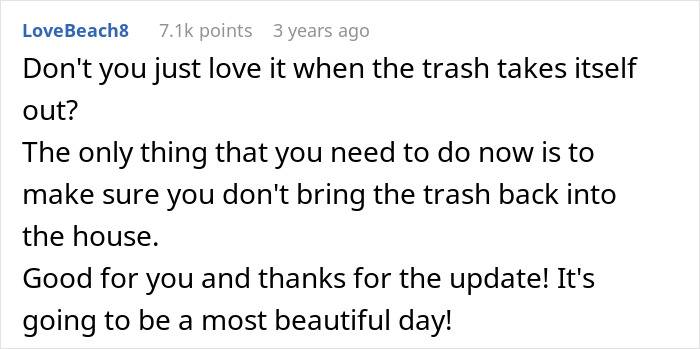 Screenshot of a Reddit comment discussing someone canceling plans to go on a cycle trip instead of watching his daughter. Screenshot of a Reddit comment discussing someone canceling plans to go on a cycle trip instead of watching his daughter.