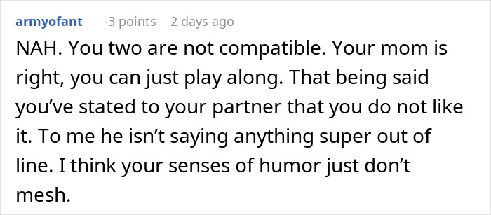 Comment on a forum about a man who calls his girlfriend&rsquo;s sister, discussing compatibility and humor differences.