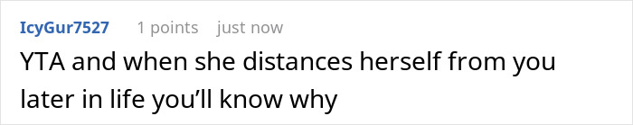 Screenshot of an online comment discussing a mom giving her 12-year-old daughter a menstruation celebration that goes too far. - 45