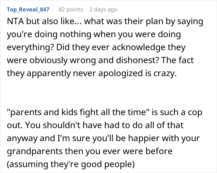 Screenshot of a Reddit comment discussing toxic parents and the challenges of living under the same roof at age 18. Screenshot of a Reddit comment discussing toxic parents and the challenges of living under the same roof at age 18.