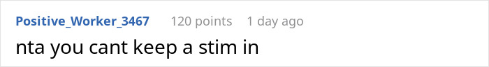 Screenshot of a forum comment discussing a bride called self-centered brat by groom’s parents over autistic nephew issue. Screenshot of a forum comment discussing a bride called self-centered brat by groom’s parents over autistic nephew issue.