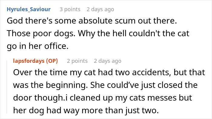 Alt text: Online discussion about roommate clash over cats and dogs leading to legal battle and deposit refund in court ruling Alt text: Online discussion about roommate clash over cats and dogs leading to legal battle and deposit refund in court ruling