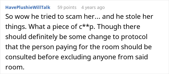 Hotel employee exposes guest&rsquo;s cheating gold digger boyfriend using her power to make him suffer.