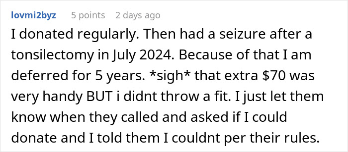 Woman denied plasma donation demands payment and accuses staff of racism in a heated exchange at donation center. Woman denied plasma donation demands payment and accuses staff of racism in a heated exchange at donation center.