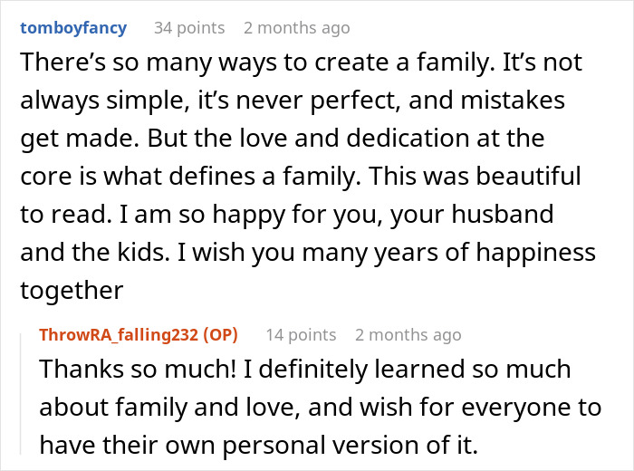 Reddit comments discussing challenges and love in family dynamics after husband&rsquo;s decision to move in disabled siblings.