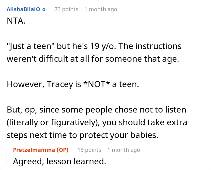 Woman refuses to replace nephew&rsquo;s jacket ruined by dog accident, saying he ignored her warnings in dispute.