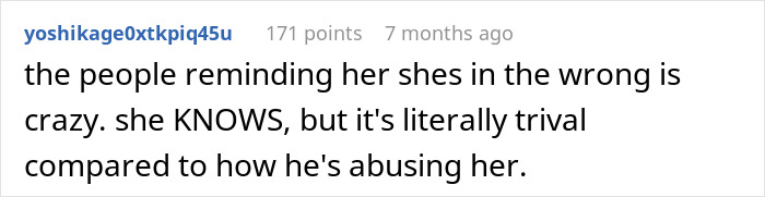 Comment discussing a woman facing verbal attacks and physical violence while dealing with a drunk wife flashing incident. - 36