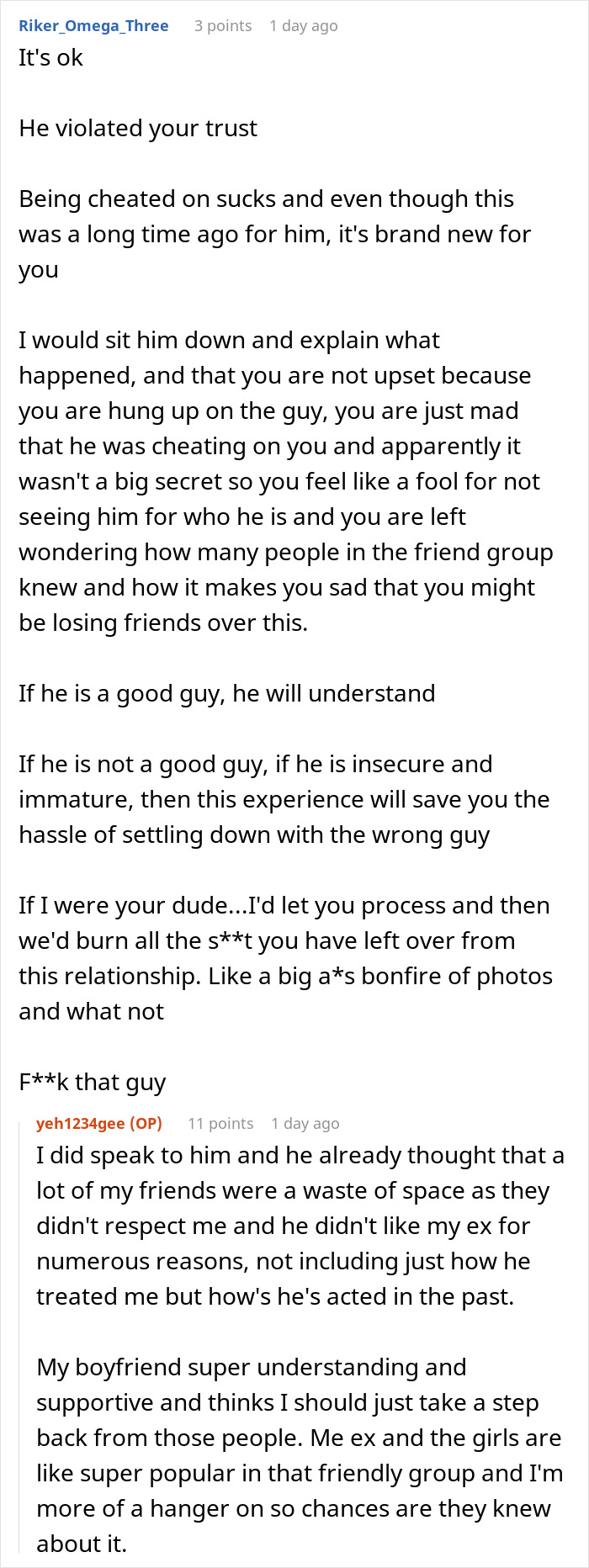 Woman reflecting on past breakup after friend reveals she was the other woman, feeling betrayed and hurt by cheating. - 23