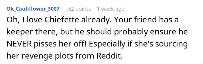 Bride in a red gown confidently outsmarts attention-seeking mom wearing white dress at the wedding ceremony.