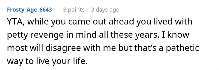 Comment on Reddit discussing a dad blaming his ex after kids choose no-contact, reflecting on marriage and family issues.