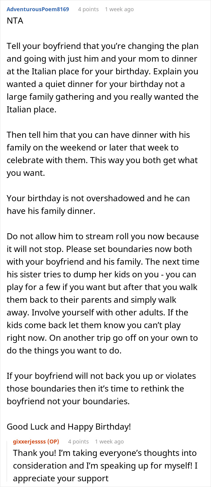 Woman Worried Her “Loud” SIL Will Ruin Her Birthday Dinner, Gets A Surprising Twist