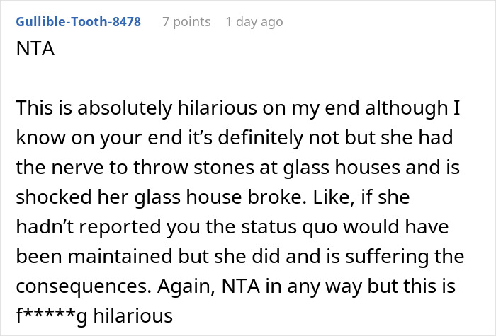Comment on co-parenting conflict involving CPS intervention, highlighting misunderstandings and escalating tensions.