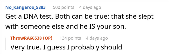 Dad ready to save child’s life reacts to discovering a disheartening truth during a DNA test discussion online. - 17