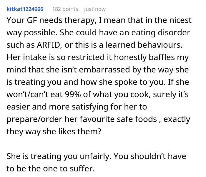 Woman Has The Palate Of A Five Year Old, Her BF Starts Refusing To Cook For Her - 26