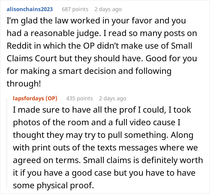 Reddit users discuss a roommate clash over cats and dogs leading to a legal battle and winning a deposit back. Reddit users discuss a roommate clash over cats and dogs leading to a legal battle and winning a deposit back.