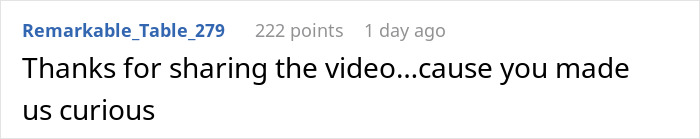 Comment text discussing curiosity about a video related to mom closing down a gaming store over swords sold to her son. - 34