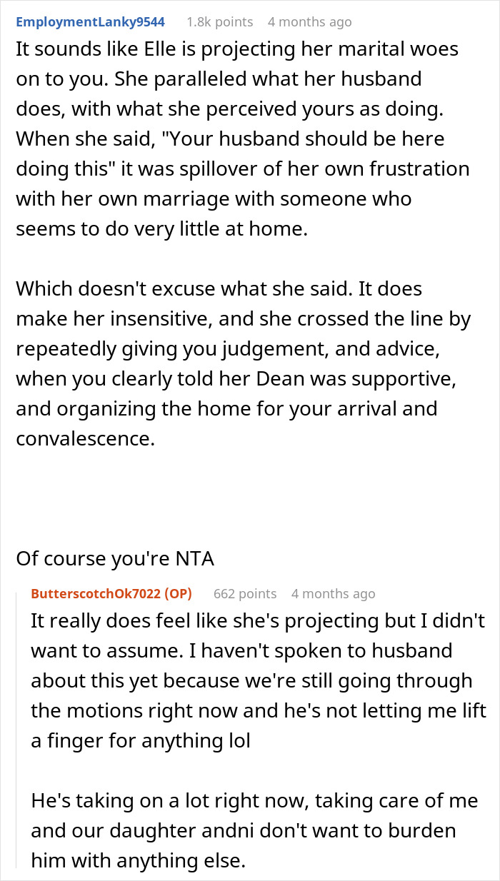 Advice on handling SIL pregnancy husband boundaries with insensitive in-law projecting marital frustrations. - 30