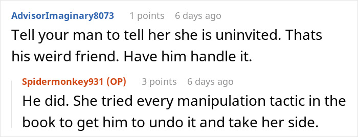 Screenshot of an online discussion about fiancé’s female friend demanding speech, dress, and best man role at a wedding. - 28