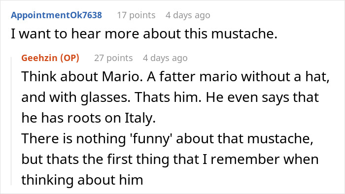 Reddit user discussing a boss telling a guy to message after every client, then ignoring him for three hours. - 21