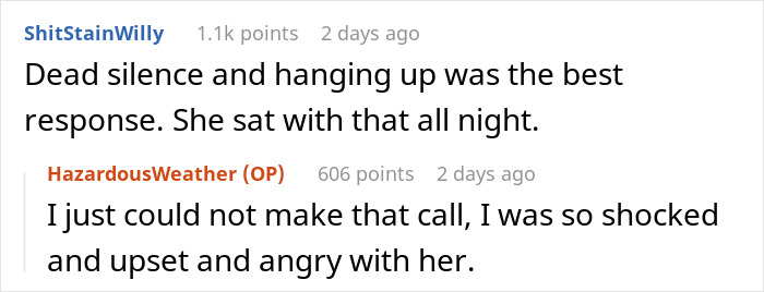 Online forum discussion showing users reacting to a wife fearing husband is lost at sea and tensions with heartless MIL. Online forum discussion showing users reacting to a wife fearing husband is lost at sea and tensions with heartless MIL.