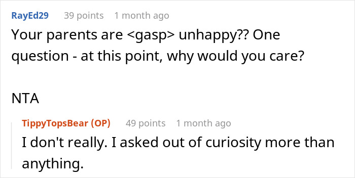 Reddit comments discussing parents treating bio son unfairly while favoring adopted kids, highlighting family conflict and apology issues. - 26