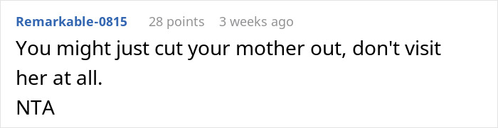 Reddit comment advising to cut out absentee mom who expects teen to pause life and babysit fianc&eacute;'s kids for their dates.