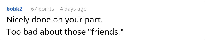 Comment on a forum post with a user praising a pregnant woman getting revenge after friend’s guest steals from her. - 68