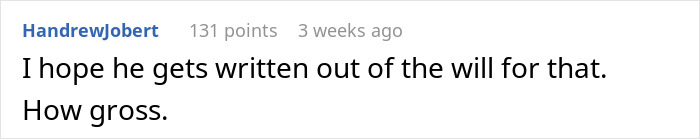 Screenshot of a comment reacting to a best man&rsquo;s speech comparing the groom&rsquo;s bride choice to an IKEA shopping trip.