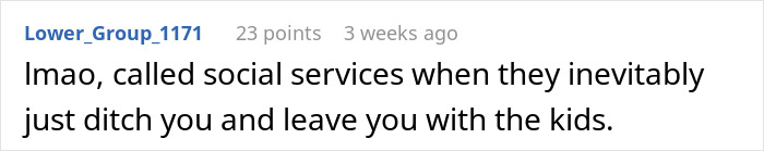 Text conversation showing comment about absentee mom expecting teen to babysit fianc&eacute;'s kids during their dates.