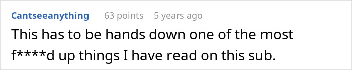 Screenshot of a Reddit comment expressing strong reaction to entitled grandma causing family drama over grandson&rsquo;s ashes theft.