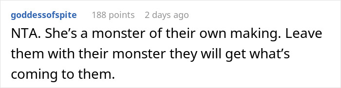 Screenshot of a Reddit comment discussing a golden child stealing brother&rsquo;s gifts and causing birthday conflict.