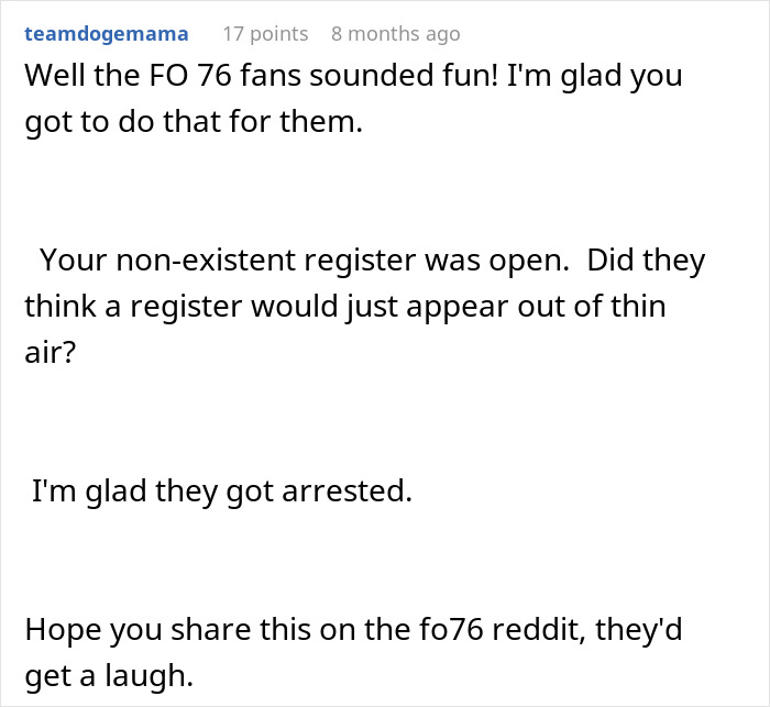 Comment discussing a barbershop incident where boomers called cops and then got arrested for breaking in. Comment discussing a barbershop incident where boomers called cops and then got arrested for breaking in.