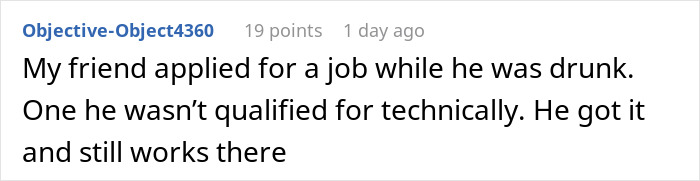Screenshot of a Reddit comment about a person getting laid off, pretending to be employed, and landing a better job. Screenshot of a Reddit comment about a person getting laid off, pretending to be employed, and landing a better job.