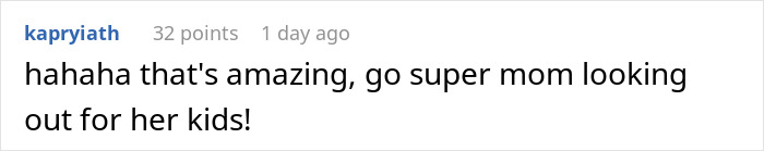 Comment praising a mom closing down a gaming store after they sold swords to her son, highlighting her protective actions. - 41