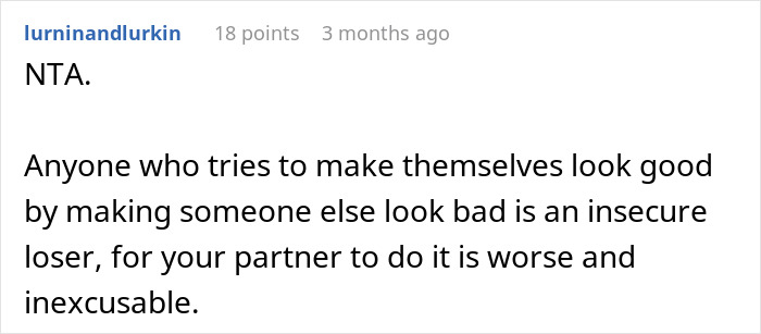 Screenshot of an online comment discussing a boyfriend asking if she has "got this" in front of friends then getting mad when she refuses to pay.