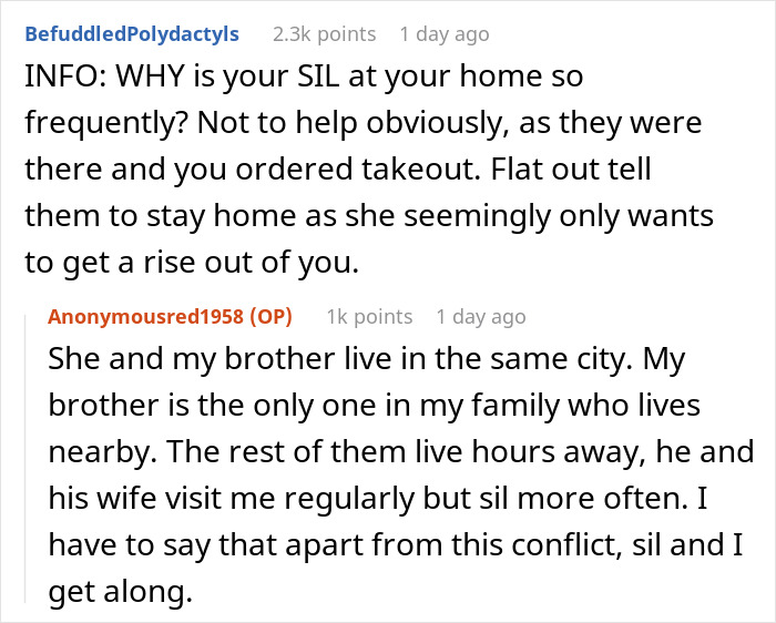 Text conversation about SIL visits, discussing family conflicts and unresolved issues involving sick wives and infertility stats. - 15