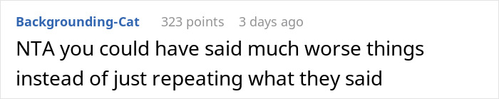 Screenshot of an online comment discussing a dad destroying his marriage and kids choosing no-contact with their parents.