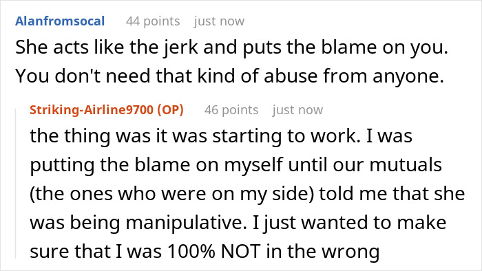 Chat conversation about a lady ditching her bestie for a wannabe influencer and a studio party dispute.