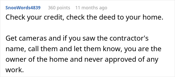 Woman shocked by contractors quoting home remodeling jobs, discovers roommate secretly planning a remodel.