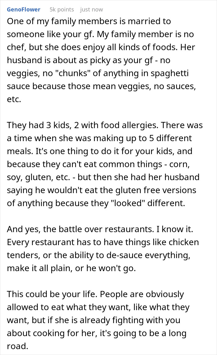 Woman Has The Palate Of A Five Year Old, Her BF Starts Refusing To Cook For Her - 32