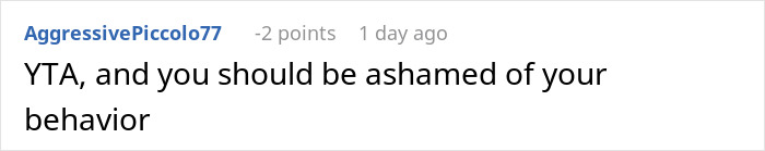 Screenshot of a forum comment discussing a family upset over a 17-year-old not shaving his head to support a 7-year-old with cancer.