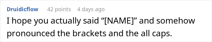 Screenshot of a social media comment about a new supervisor whose order to stick to the script backfired online.