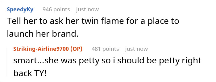 Screenshot of a Reddit thread discussing a lady ditching her bestie for a wannabe influencer and party studio drama.