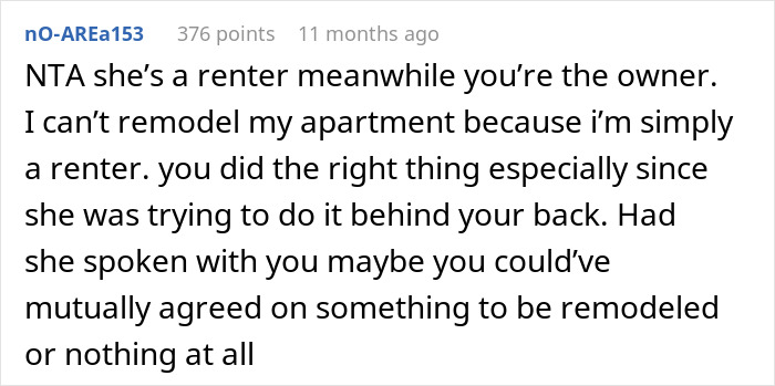Alt text: Woman finds contractors quoting home remodel jobs, realizing her roommate has been secretly planning renovations.