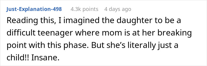 Screenshot of an online comment where a user reacts to a mom&rsquo;s brutal honesty sparking backlash about parenting struggles.