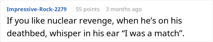 Man refusing to donate an organ to his father after a painful and difficult childhood relationship is highlighted in this story.